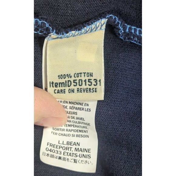 L.L. Bean Women’s Square Neck Nautical Blue White Striped Dress Size S Cotton - Picture 5 of 5